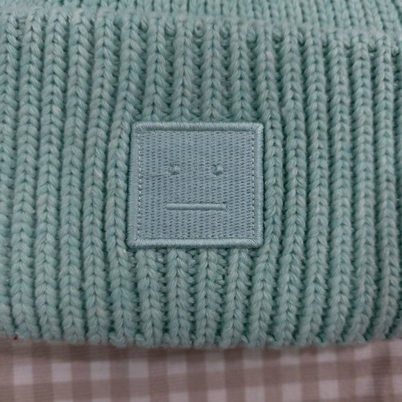 Acne Studios Unisex Blue Knit Beanie - Picture 2 of 6